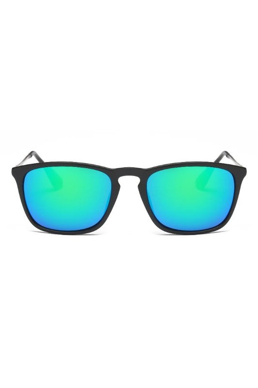 Vintage Retro Square Mirrored Fashion Sunglasses