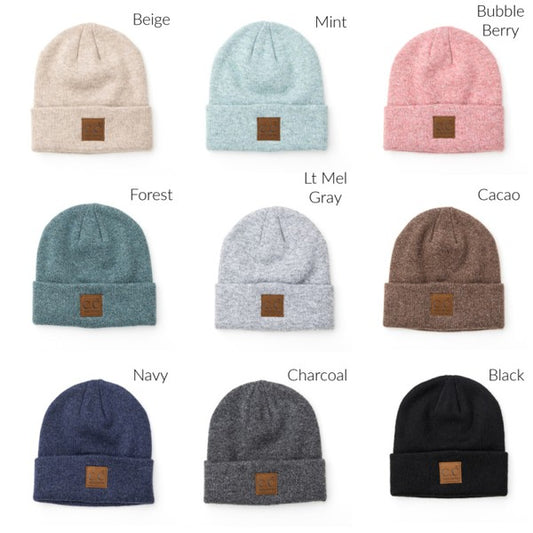 CC  Heathered Boyfriend Beanie