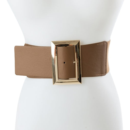 SQAURED BUCKLE WAIST BELT