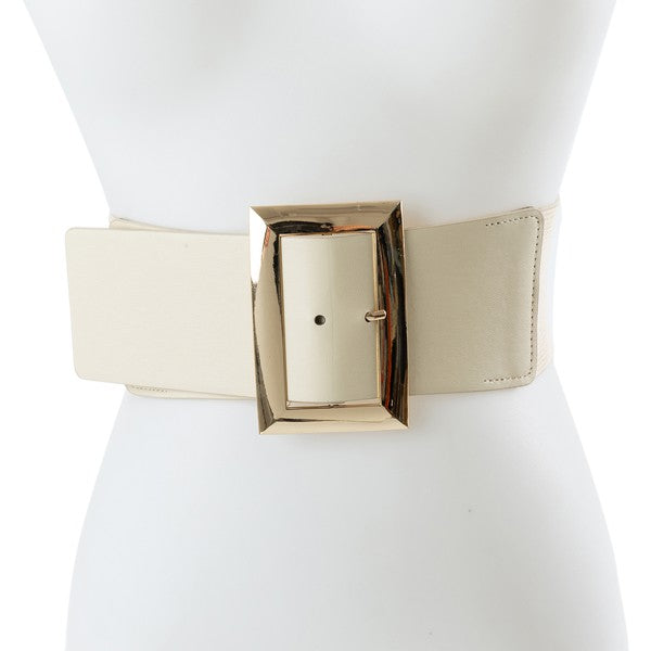 SQAURED BUCKLE WAIST BELT