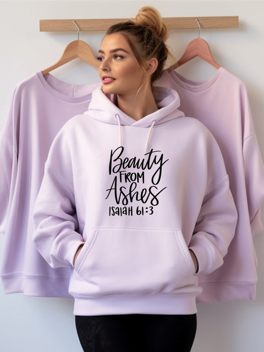 Beauty for Ashes Isaiah 61 3  Graphic Hoodie